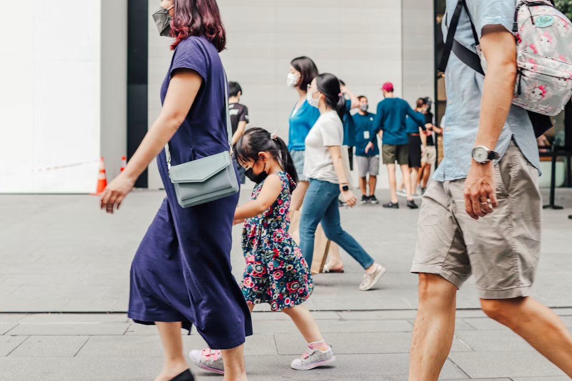 Integrated transport hub with shops, MRT and bus interchange